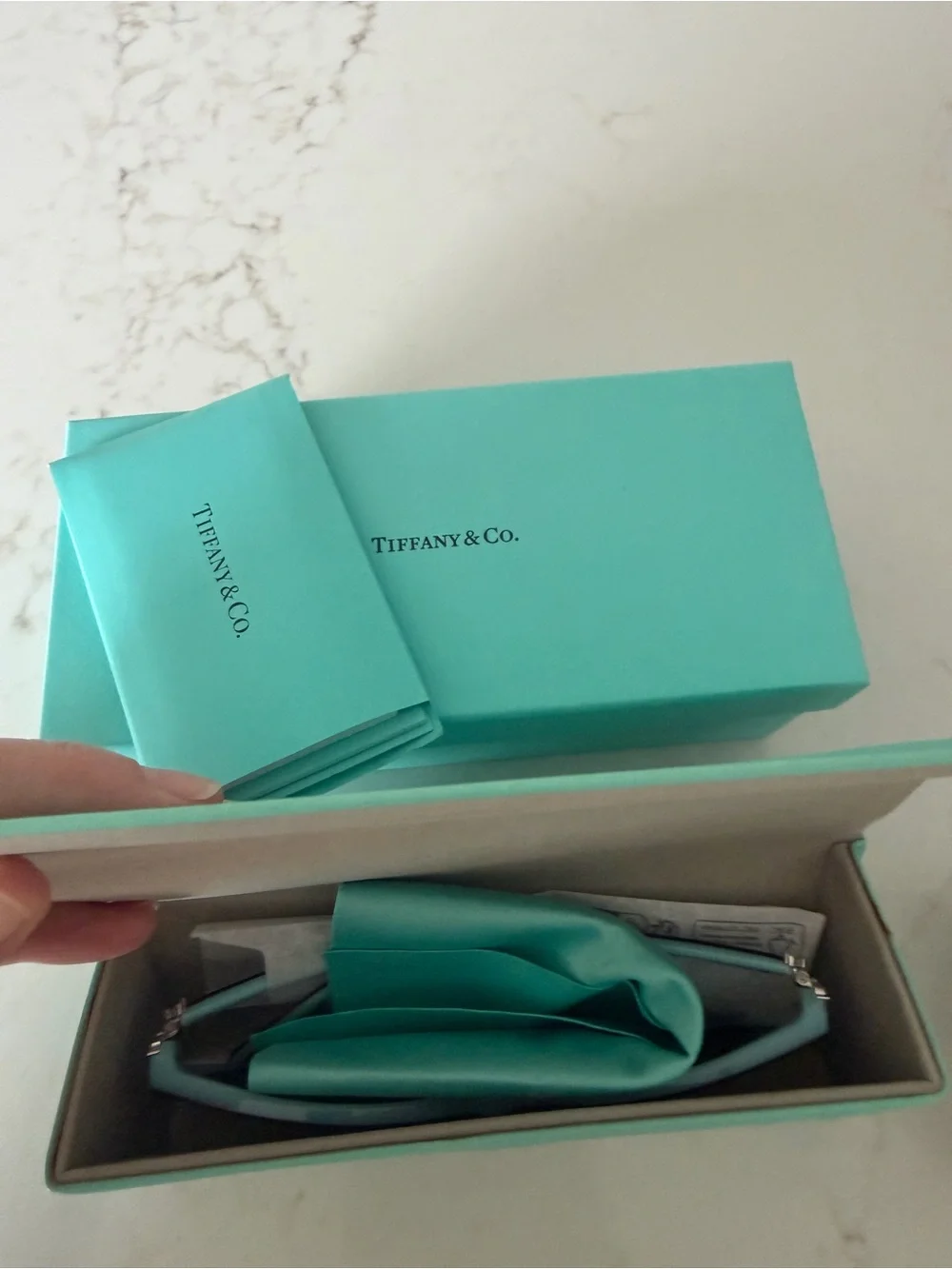 Tiffany & Co. TF4089B Polarized Sunglasses – Black / Tiffany Blue – Discontinued
